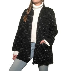 LORAIN CROFT Oversized Thread Blazer Jacket